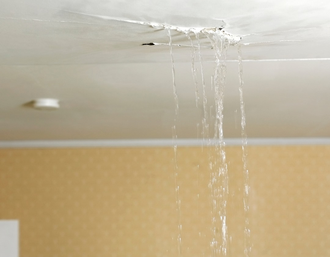 Bursted Water Pipes in Ceiling